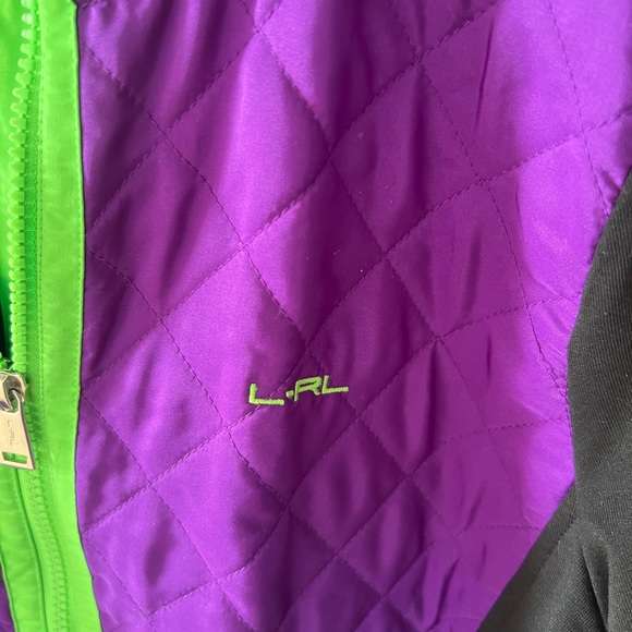 Lauren Active Ralph Lauren Women's Size L Fleece Quilted Jacket Full Zip - Picture 2 of 6